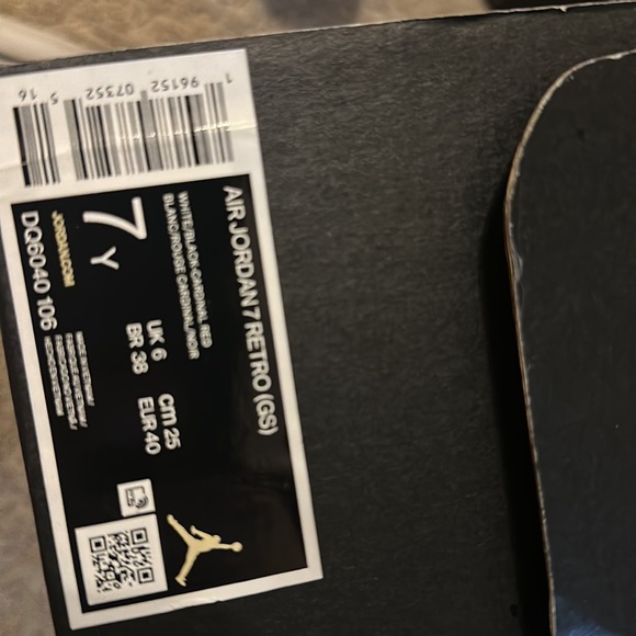 Cardinal Retro Jordan 7s - Picture 2 of 2